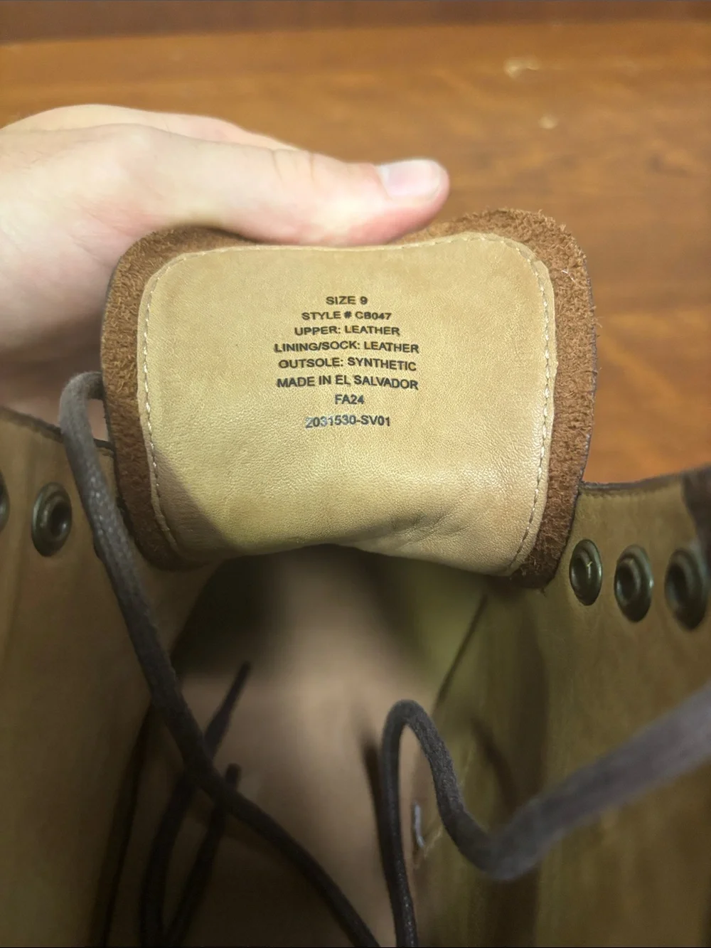 J Crew Field boots in English leather CB047